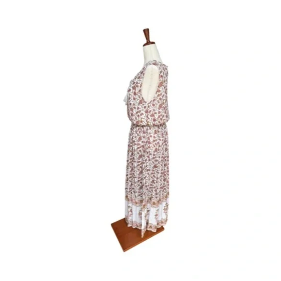 World Market Summer Floral Maxi Dress Size M/L - Picture 2 of 5
